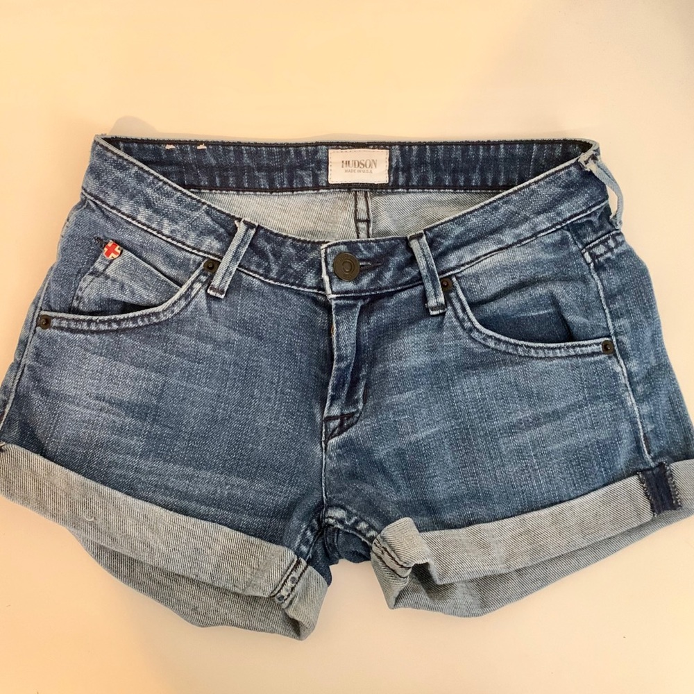 Hudson Cuffed Jean Shorts